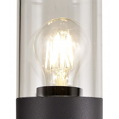 Divina 90cm Post Lamp 1 x E27, IP54, Anthracite/Clear, 2yrs Warranty DELight - 5