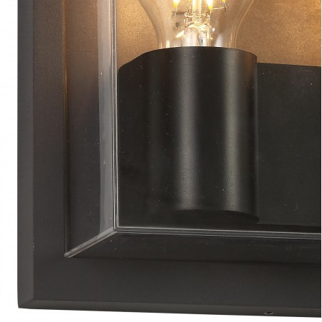 Antia Wall Lamp, 2 x E27, IP65, Anthracite/Clear PC, 2yrs Warranty DELight - 6