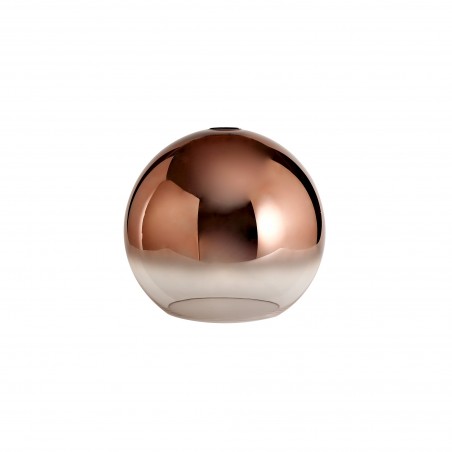 Aquila 30cm Globe Glass, Copper/Clear DELight - 1