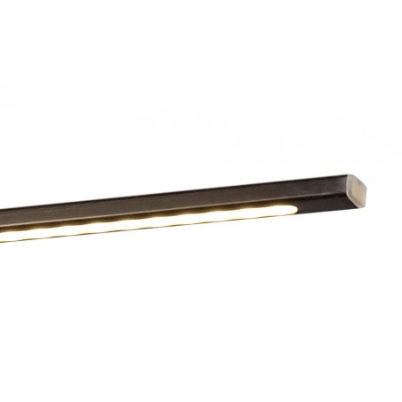 Alya Large 2 Arm Wall Lamp/Picture Light, 1 x 16W LED, 3000K, 1200lm, Bronze, 3yrs Warranty DELight - 8