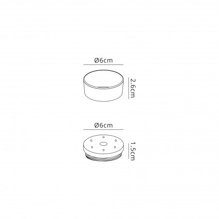 Nyx 2cm Face Ring & 1cm Back Ring Accessory Pack, Sand Black DELight - 2
