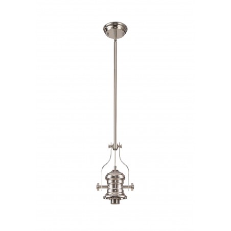 Cane Frame Only Pendant, 1 x E27, Polished Nickel DELight - 1