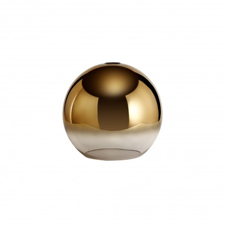 Aquila 1 Light Pendant E27 With 30cm Globe Glass, Brass Gold/Matt Black/Clear DELight - 10