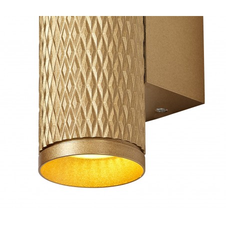 Nyx 2 Light Wall Lamp GU10, Champagne Gold/Acrylic Rings DELight - 5