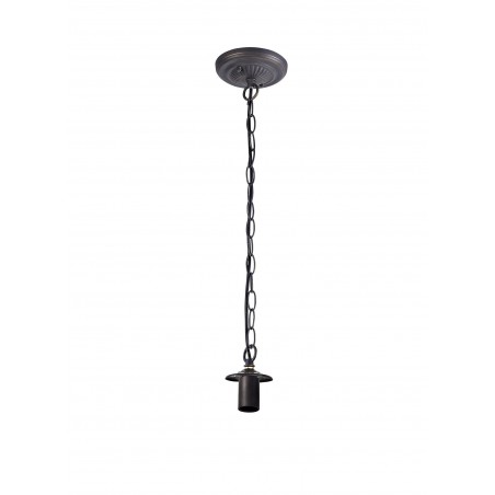 Eden 1 Light Downlighter Pendant E27 With 40cm Tiffany Shade, Amber/Cazure/Crystal/Aged Antique Brass DELight - 6