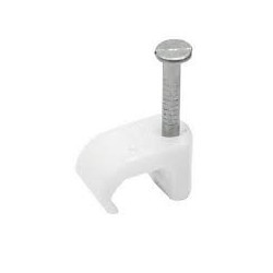 Twin & Earth Cable Clips Grey 1mm