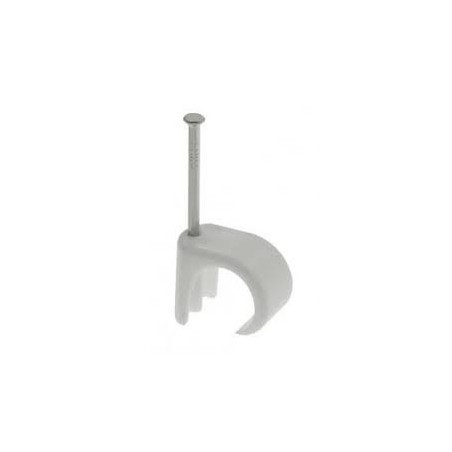 Unicrimp QRC3 3mm-5mm White Round Cable Clip Box of 100