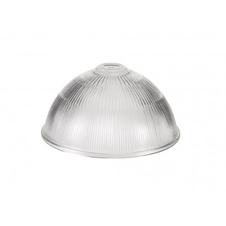 Cane 3 Light Linear Pendant E27 With 38cm Dome Glass Shade, Polished Nickel, Clear DELight - 6