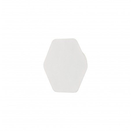 Elio Magnetic Base Wall Lamp, 12W LED 3000K 498lm, 15cm Horizontal Hexagonal, Sand White DELight - 1