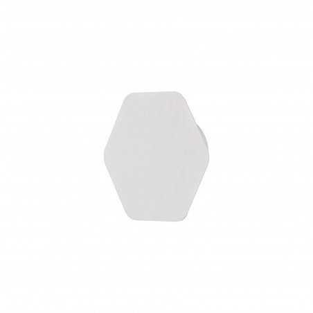 Elio Magnetic Base Wall Lamp, 12W LED 3000K 498lm, 15cm Horizontal Hexagonal, Sand White DELight - 3