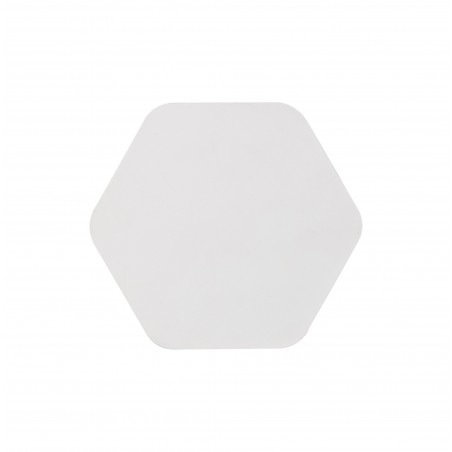 Elio Magnetic Base Wall Lamp, 12W LED 3000K 498lm, 20cm Horizontal Hexagonal, Sand White DELight - 3