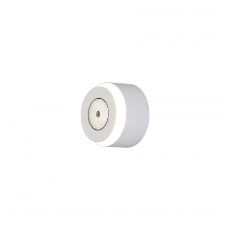 Elio Magnetic Base Wall Lamp, 12W LED 3000K 498lm, 15/19cm Round Centre, Sand White/Acrylic Frosted Diffuser DELight - 11