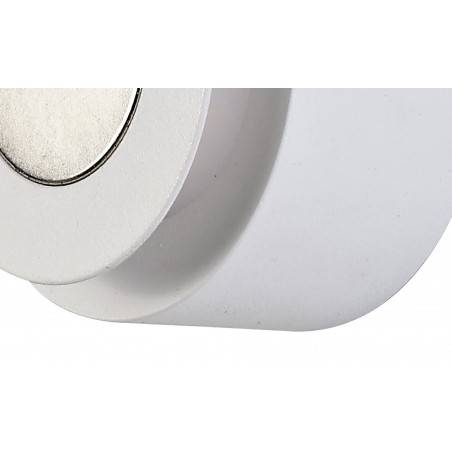 Elio Magnetic Base Wall Lamp, 12W LED 3000K 498lm, 15/19cm Square Centre, Sand White/Acrylic Frosted Diffuser DELight - 9