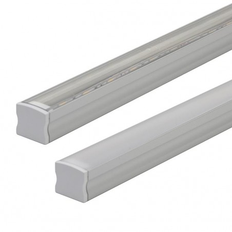 Ansell AALU/RP/CO 2 Metre Recessed Extension Aluminium Profile for LED Strip