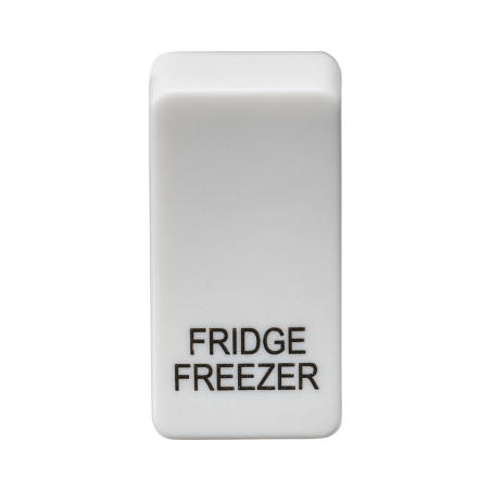 Knightsbridge GDFRIDU Switch cover "marked FRIDGE/FREEZER" - white-1