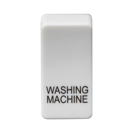 Knightsbridge GDWASHU Switch cover "marked WASHING MACHINE" - white-1