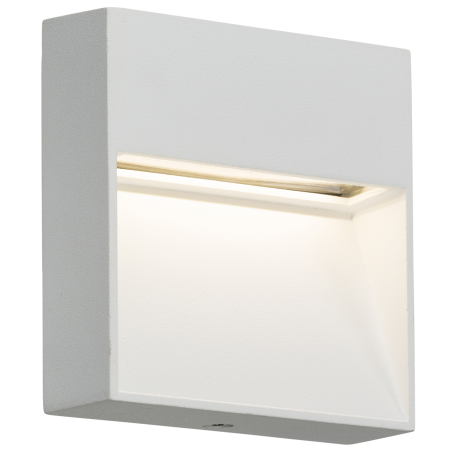 Knightsbridge LWS4W 230V IP44 4W LED Square Wall /Guide light - White-1