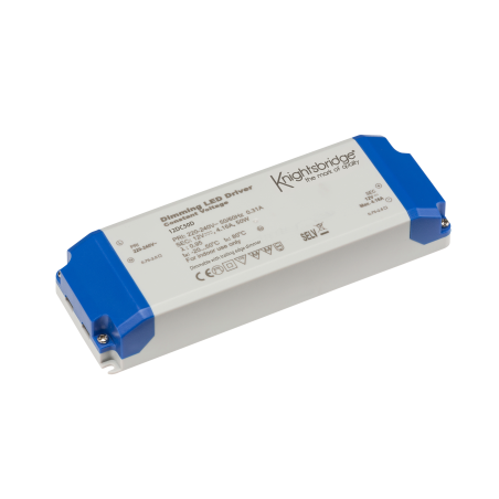 Knightsbridge 12DC50D IP20 12V 50W DC Dimmable LED Driver - Constant Voltage-1
