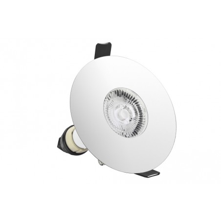 Integral ILDLFR70D021 Evofire Fire Rated Round Downlight 70-100MM Cutout IP65 in Chrome-1
