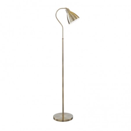 Searchlight 5026AB Adjustable Floor Lamp - Antique Brass - 1Xe27