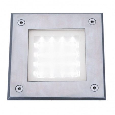 Searchlight 9909WH Led Outdoor&Indoor  Recessed Walkover Square Stainless Steel  - White Led
