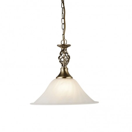 Searchlight 4581-14AB Cameroon Marble Gls Pendant Cw Ab Susp