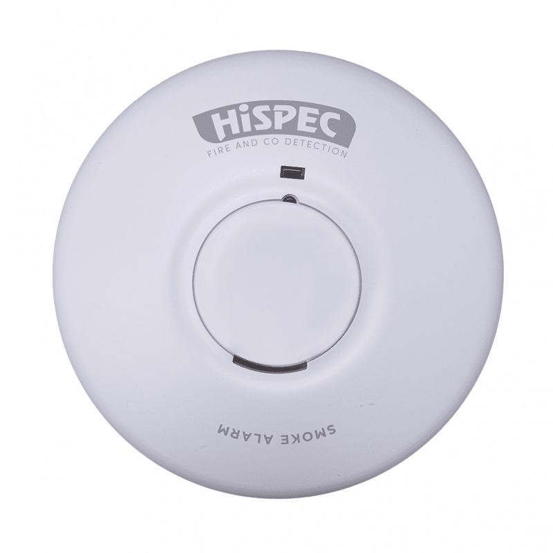 5 x Hispec HSSA/PE/RF Optical/Photoelectric Smoke Alarm Mains Wireless Interlink 