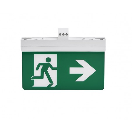 Red Arrow MPELLRPW LEFT/RIGHT arrow legend for the MPESPW 5-in-1 Exit Sign.-2