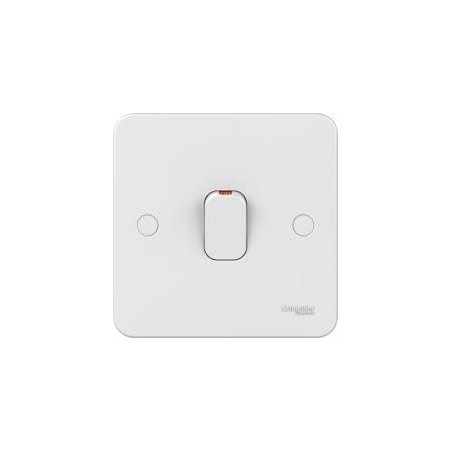 Schneider Lisse GGBL2011 20A Double Pole White Switch with LED