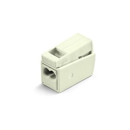 Wago 224-112 24A 0.5mm-2.5mm 2 Way White Lighting Connector Pack of 100