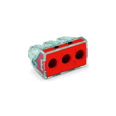 Wago 773-173 41A 3 Way Push-Wire Connector Pack of 50