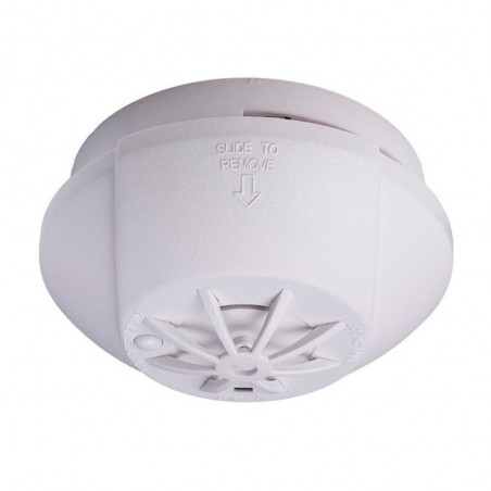 Hispec HSSA/HE/FF10 Inter-connectable Fast Fix Mains Heat Detector with 10yr Sealed Rechargeable Lithium Battery