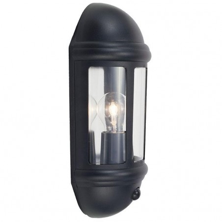 Ansell ALHL/PC/BL Latina Polycarbonate Half Lantern with Photocell 42W Black