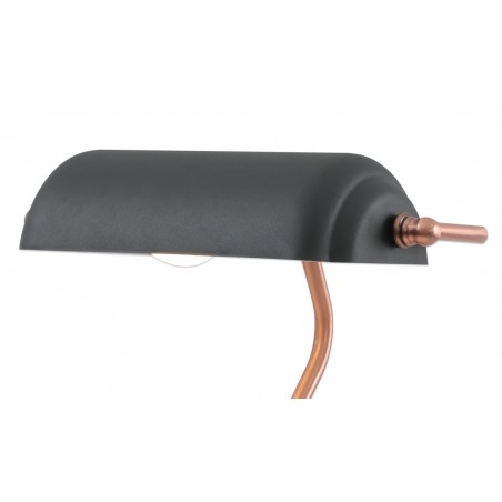 Hydra Table Lamp 1 Light With Toggle Switch, Sand Black/Copper DELight - 5