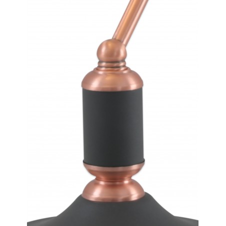Hydra Table Lamp 1 Light With Toggle Switch, Sand Black/Copper DELight - 8
