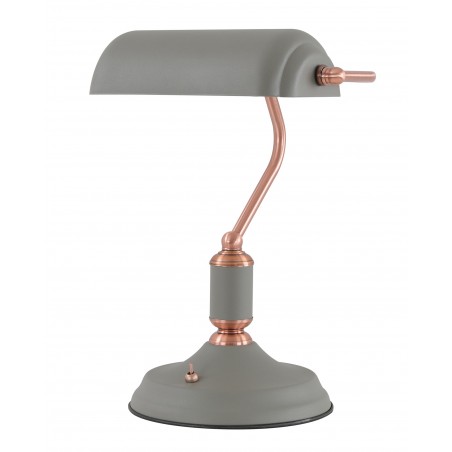 Hydra Table Lamp 1 Light With Toggle Switch, Sand Grey/Copper DELight - 3