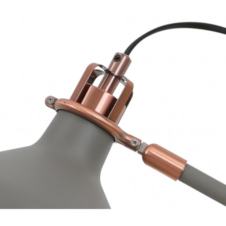 Hydra Adjustable Table Lamp, 1 x E27, Sand Grey/Copper/White DELight - 7